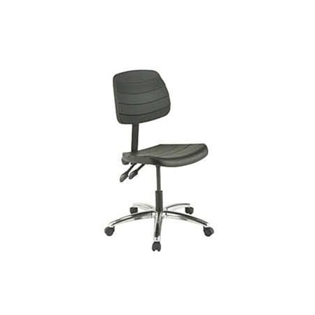 Global Industrial Deluxe Ergonomic Chair, Polyurethane, Black 250610